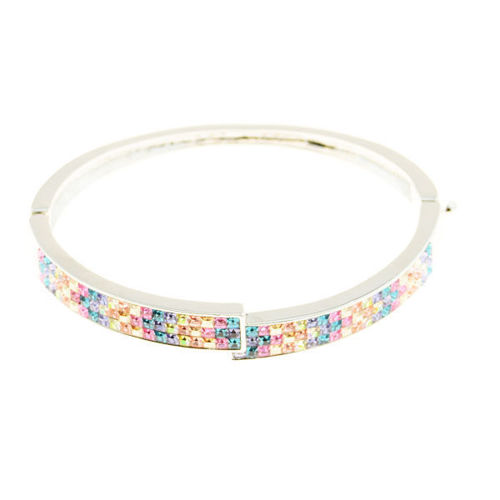 Picture of Crystal Bangle Bracelet. multi color