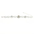Picture of Crystal Oval Shape Design Bracelet. Crystal  Color