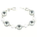 Picture of Crystal Round Shape Design Bracelet. Crystal  Color