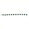 Picture of Crystal Round Shape Design Bracelet. Montana (207) Color