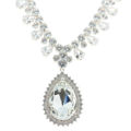 Picture of Crysat Oval Necklace Crysatl From Swarovski. Crystal  Color